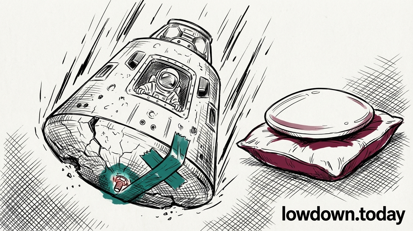 Day 10: Thirteen minutes on a shield NASA already replaced