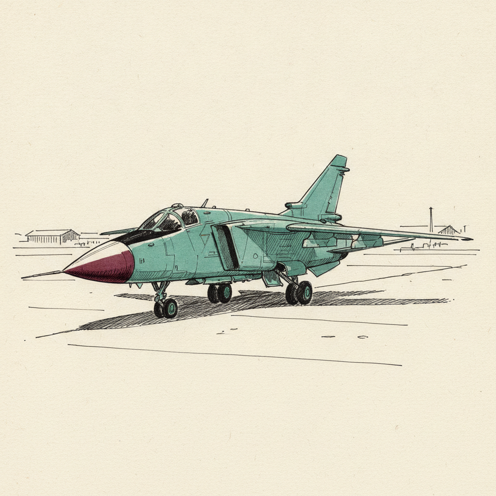 Iranian Su-24 jets