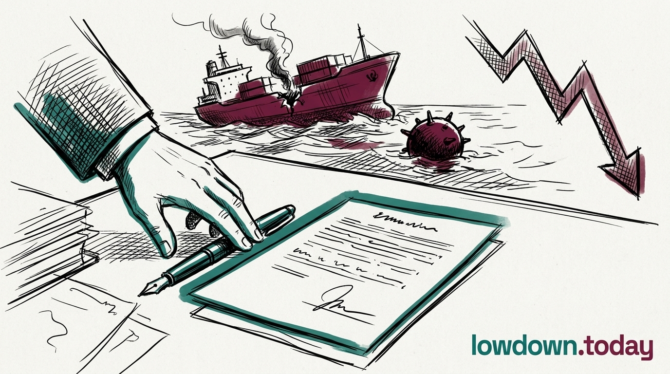 Day 93: Trump signs nothing as a Hellfire hits a hull