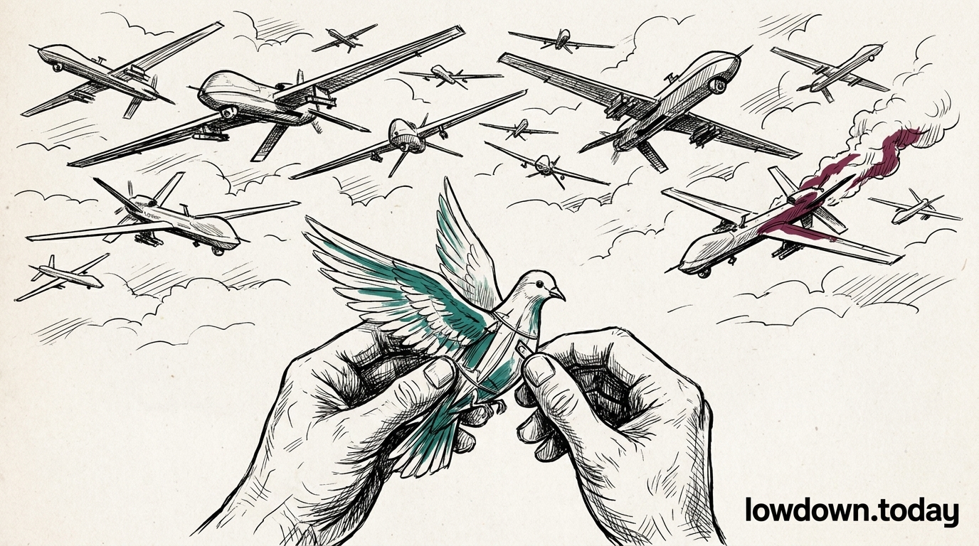 Day 1540: 800 drones, three ceasefires, one cliff