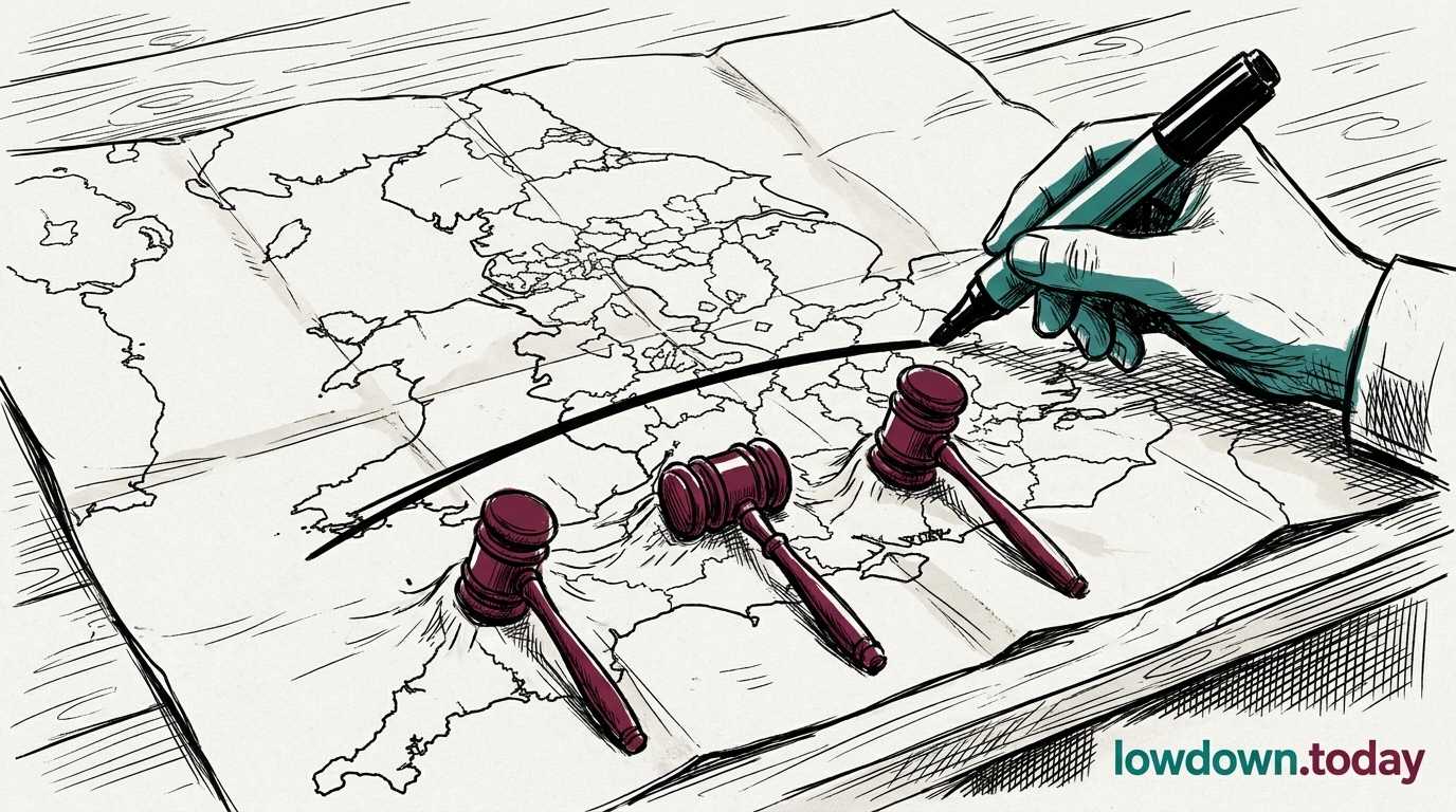 Day 79: England's council map redrawn as five sue