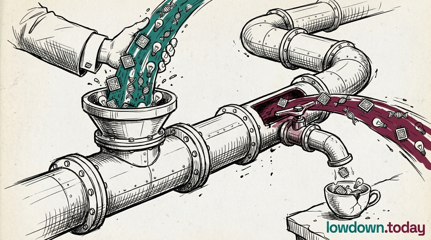 Britain's innovation pipe leaks at both ends